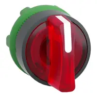 Cap Selector Luminos Rosu Ø22 3 Pozitii cu Revenire