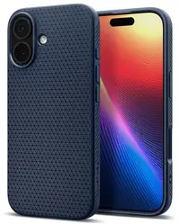 Husa Spigen - Liquid Air, iPhone 17, albastru