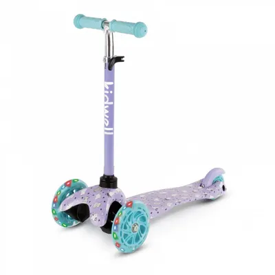 Trotineta pentru copii Kidwell Uno Kitty, reglabila, roti luminoase, 3+ ani, pana la 25 kg