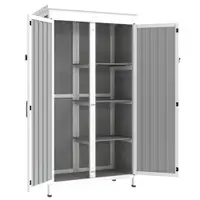 Outsunny Dulap de Exterior pentru Unelte cu 3 Rafturi Detasabile | Aosom Romania