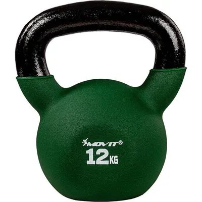 Kettlebell profesional 12 KG fonta verde inchis