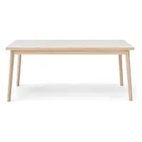 Masă dining extensibilă cu blat alb Hammel Single 180 x 90 cm