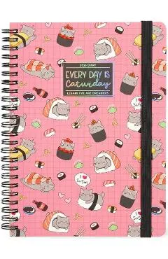 Agenda cu spirala 2026. Every day is Caturday