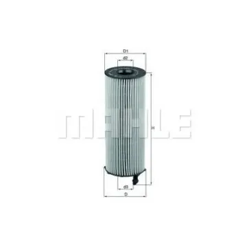 Filtru ulei MAHLE ORIGINAL OX 196 1D