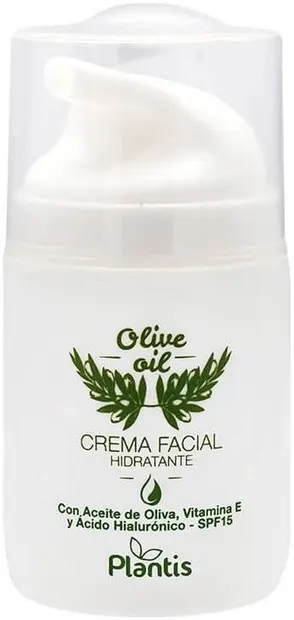 Cremă hidratantă de față Plantis cu ulei de măsline, SPF15, 50 ml, Artesania Agricola