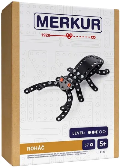Constructor de metal Merkur - Horntail, 57 piese
