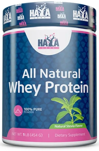 All Natural Whey Protein, stevie, 454 g, Haya Labs