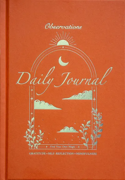 Observations. Daily Journal (Orange Cover)