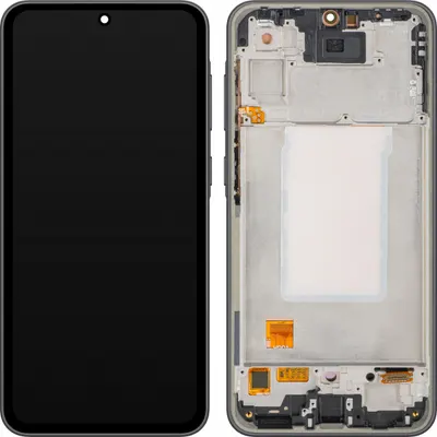 Display cu Touchscreen MP compatibil cu Samsung Galaxy A36 A366, cu Rama, Versiune OLED, Negru