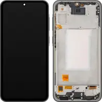 Display cu Touchscreen MP compatibil cu Samsung Galaxy A36 A366, cu Rama, Versiune OLED, Negru