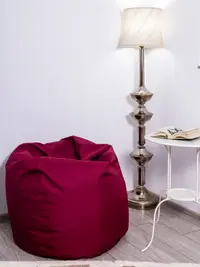 Fotoliu puf impermeabil Confy visiniu XL