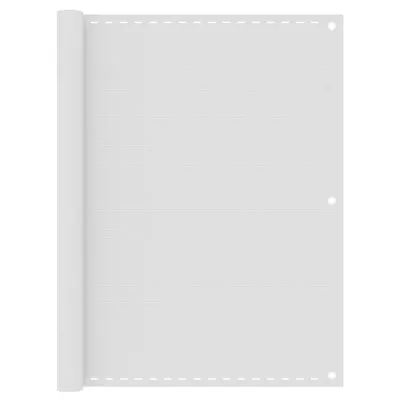 Gossi paravan de balcon, alb, 120x400 cm, hdpe