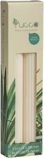 Set de lumânări Yucca - 2 buc., Ecru