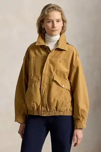 Polo Ralph Lauren geacă de tranziție pentru femei din bumbac