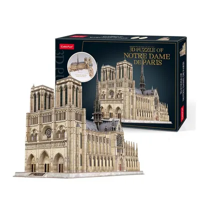 Puzzle 3d Cubic Fun 293 piese catedrala Notre Dame din Paris