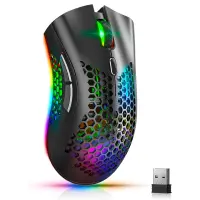 Mouse gaming wireless Timebox, ultrausor 95g, FastCharge, USB, 4 GHz, Negru - Default Title