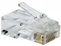 Conector ESTILLO - RJ45, UTP/FTP, 1 bucată, transparentă
