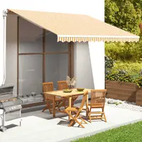 Gossi panza de rezerva copertina, galben si alb, 4x3,5 m