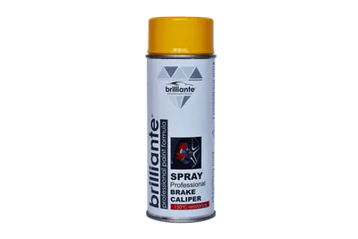 Vopsea Spray Galben Pentru Etriere Frane (Ral 1023) 400Ml Brilliante