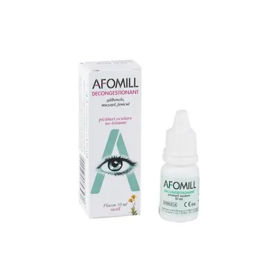 Picaturi oculare decongestionante, Afomill | 10 ml