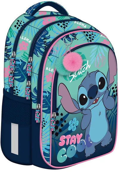 Ghiozdan școlar St. Right Stitch - Stay Cool, 4 compartimente