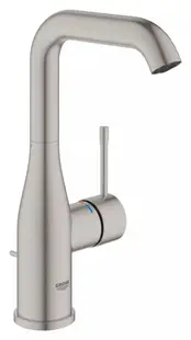 Baterie lavoar Grohe Essence 32628DC1, marime L, 244 mm, pivotanta, ventil, Otel satinat