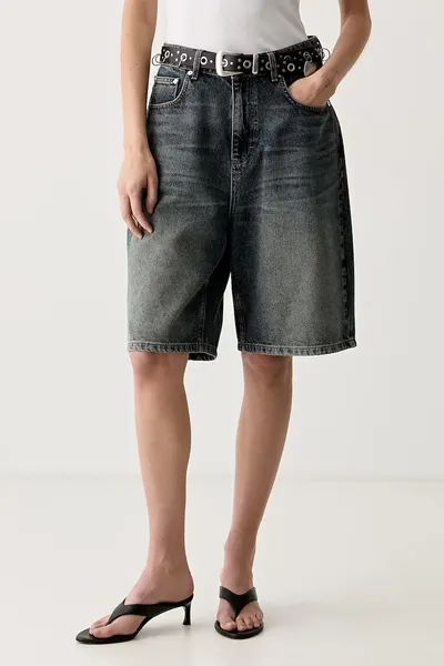 Gestuz pantaloni scurți pentru femei, din denim GZsusara