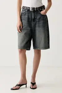 Gestuz pantaloni scurți pentru femei, din denim GZsusara