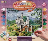 Set creativ de desen KSG Crafts - Capodopera, Castelul Neuschwanstein