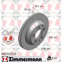 Disc frana ZIMMERMANN 600.3229.20