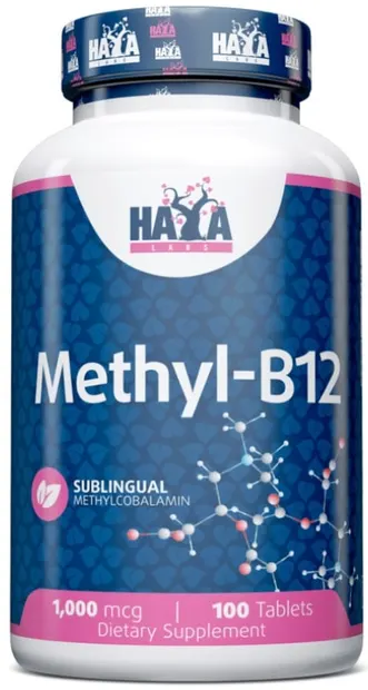 Methyl B-12, 1000 mcg, 100 tablete, Haya Labs