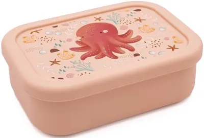 Cutie din silicon pentru alimente Sassi Slurpy The Octopus - 700 ml