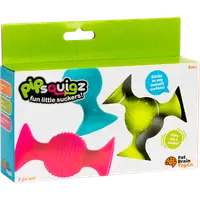 pipSquigz , Set 3 jucarii senzoriale cu ventuze pentru bebelusi
