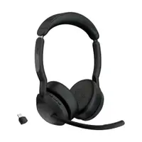 Căști wireless cu microfon Jabra - Evolve2 55, ANC, MS, negru