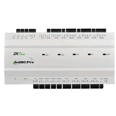 Centrala de control acces biometrica pentru 4 usi bidirectionale ZKTeco INBIO-4-2PRO software ZKBioSecurity