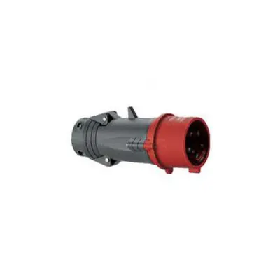 Stecher drept Hypra - IP44 - 380/415 V~ - 32 A - 3P+E - plastic