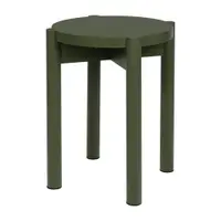 Scaun tip taburet verde din lemn de fag Hopp – noo.ma