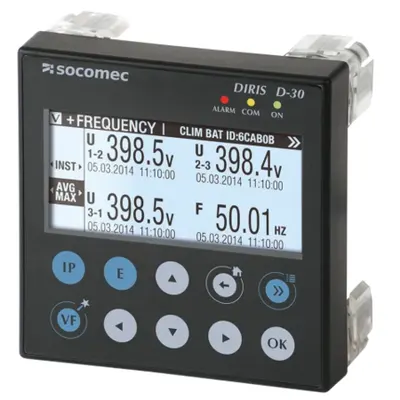 Afisaj de Monitorizare DIRIS D-30 Singlepoint Display