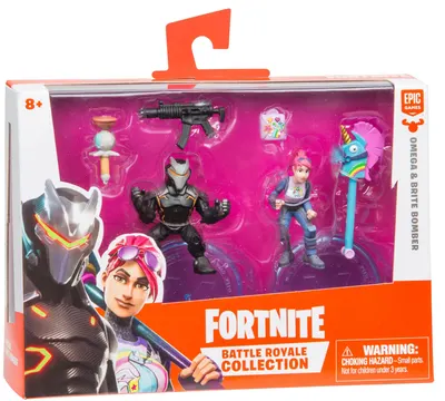 Set figurine Moose Fortnite Battle Royale - Omega si Brite Bomber