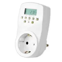 Priza programabila cu afisaj digital, 8 butoane PUSH, putere 1800W, Arcas