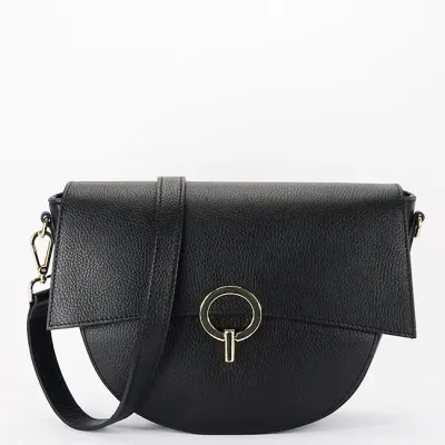 Geanta neagra din piele naturala 1684 132