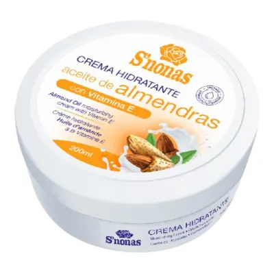 Crema hidratanta SNonas cu ulei de migdale si vitamina E, Arom | 200 ml