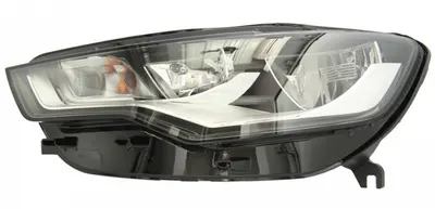 Far stanga H15 H7 PY21W, electric, cu motoras,interior crom, semnalizator portocaliu AUDI A6, A6 ALLROAD