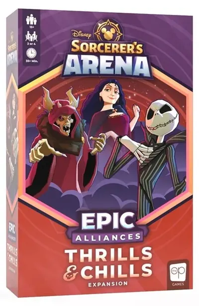 Extensie de joc de societate Disney Sorcerer's Arena: Epic Alliances - Thrills & Chills