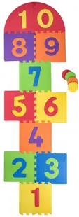 Puzzle moale pentru podea Woody - Dama