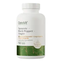 Turmeric + Ghimbir + Piper negru, 90 capsule, OstroVit