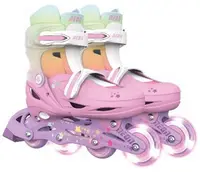 Role pentru copii Yvolution - Neon Inline Skates, mărimea 34-37, Rainbow