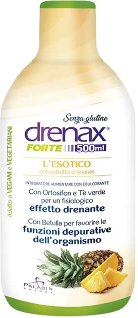 Drenax Forte Ananas împotriva retenției de lichide, 500 ml, Paladin Pharma