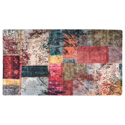 Gossi covor lavabil, mozaic multicolor, 190x300 cm, antiderapant