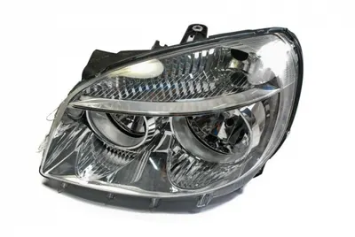 Far stanga (H1 H7, reglaj electric, cu motoras, fundal cromat) FIAT DOBLO 2005-2010